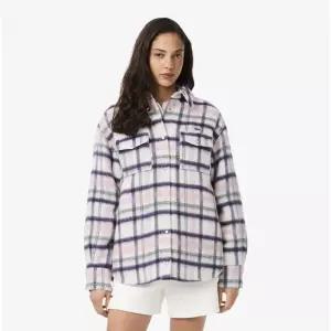 라코스테 여성 25FW 셔츠형 울체크 아우터 BF8435-55N-AI9 889706