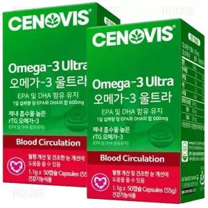 세노비스 rTG 오메가-3 울트라, 50일분, 50캡슐, 2개