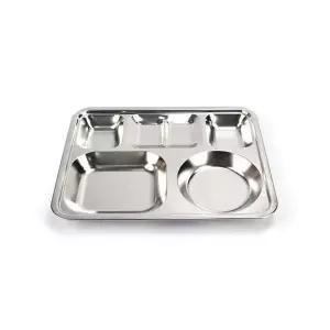단체급식용 742MZP56 4찬 스텐 사각 식판