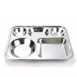 타원3찬 037NUW25 스텐식판 성인식판 캠핑식판 식당식판