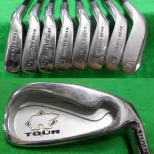 중고 남성용 골든베어 TOUR 아이언세트 플렉스R 4-9PS 8아이언