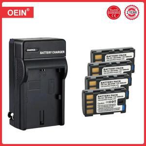 BN-VF808 배터리 및 충전기 JVC GZ-HD7 GZ-MG575 GR-D750 1000mAh 4 개