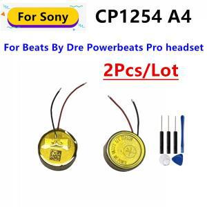 2개 세트 CP1254 A4 기존 충전식 배터리 리튬 이온 LIR1254 Beats By Dre Powerbeats Pro 헤드셋 +  도구