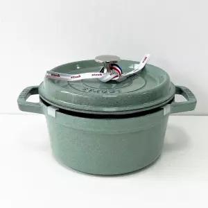 스타우브 b품 원형꼬꼬떼 세이지그린 20cm