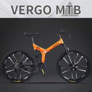 베르고 접이식 mtb 산악 산악자전거 중학생 입문용 컨트리 24인치 24단/27단/30단