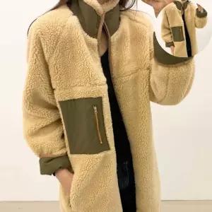 20대겨울패션 여자 남자 외출복 코디 겨울 양면 빅사이즈 롱후리스