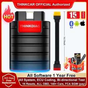 2025 THINKCAR 새로운 Thinkdiag 모든 시스템 자동차 진단 도구 16 ECU 코딩 재설정 1 년 무료 Obd2 스캐너