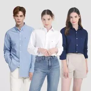 MUST IT_타미힐피거 잉글랜드 코튼 옥스포드 셔츠 클래식핏 3종택1 TH113)