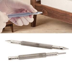 듀얼 헤드 네일 세터 및 힌지 핀 펀치 세트 베어링 스틸 스프링 목재 금속 플라스틱용 센터