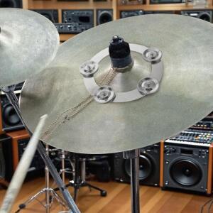 6개 드럼 하이햇 탬버린 스틸 벨 장착형 심벌즈 세트 타악기 액세서리