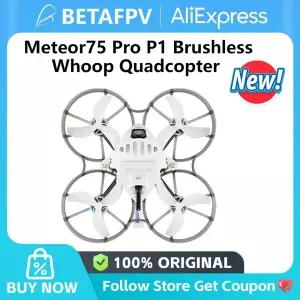 BETAFPV 2026 신제품 Meteor75 Pro P1 브러시리스 후프 쿼드콥터 ELRS 2.4G LAVA II1S 580mAh 배터리 호환