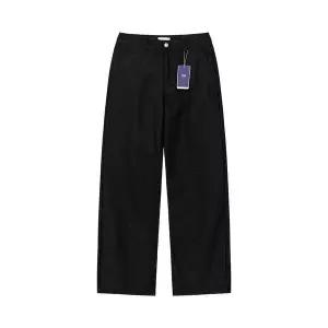 [하프클럽/]남자 논페이드 오비 와이드 데님 팬츠 SG-PTA-Q037-흑청