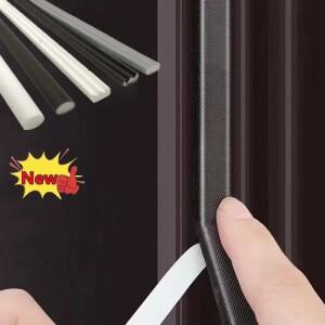 방음 충돌 방지 문짝 창문 씰링 스트립 자체 접착 커피 PU 폼 도장 갭 필러 D E I V 타입 5m