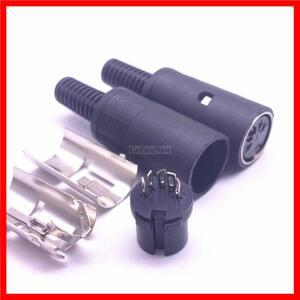 1pcs DIN 남성 여성 3PIN 4PIN 5PIN 6PIN 7PIN 8PIN 플러그 잭 오디오 AV 커넥터 어댑터 터미널 솔더 커넥