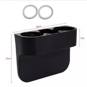 차량용 멀티 컵홀더 핸드폰 거치대 3구 틈새 정리함의자수납 운전석악세사리 조수석 가죽함 용홀더 자동차