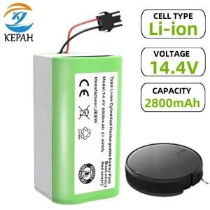 Eufy RoboVac 11 15C 15T 12 30 35C Conga 990 1090 Deebot N79 DN622와 호환되는 14.8V 6800mAh 리튬 이온