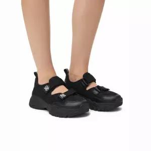 MLB 빅볼청키 마스크 메리제인 NY 블랙 여성 운동화 스니커즈