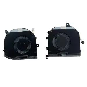 교체용 CPU/GPU 냉각 팬 XPS 15 9570 및 7590 Precision 5530 5540 시리즈 노트북 P/N 008YY9 0TK9J1 TK9J1