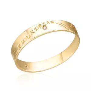 18K 포유어드림 큐빅 민자 반지 NAC8507