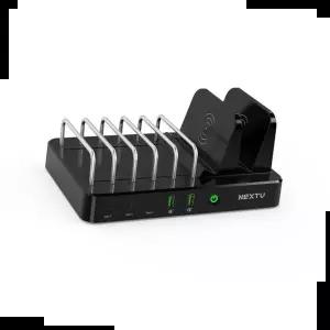 7in1USB유무선멀티충전기 PD QC3.0고속충전 카페 호텔