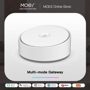 MOES 스마트 멀티 모드 게이트웨이 지그비 3.0 와이파이 블루투스 메쉬 허브, Tuya 앱, 알렉사 구글 홈 음