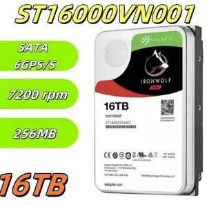 씨게이트IronWolf NAS 3.5 인치 SATA 6 Gb/s 7.2K HDD ST16000VN001 16TB