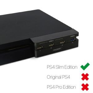 초고속 4 In 1 USB 허브 PlayStation 슬림 플스호환 콘솔 컨트롤러에 적합한 2.0 3.0 도킹 스테이션