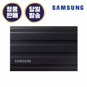 -삼성전자 포터블 SSD T7 Shield 4TB 블랙 공식인증 국내정품 외장SSD 외장하드 MU-PE4T0S/WW