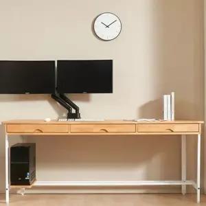 긴책상 넓은책상 엘다 원목 스틸 1800 DZ