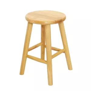 원형 동그란 나무 의자 현관 신발 미니 낮은 스툴 원목