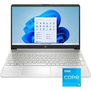 HP 15.6 HD 터치 LAPTOP 랩탑 노트북, i3-1215U, 8GB, 128GB SSD 솔리드 스테이트 드라이브[세금포함] [정