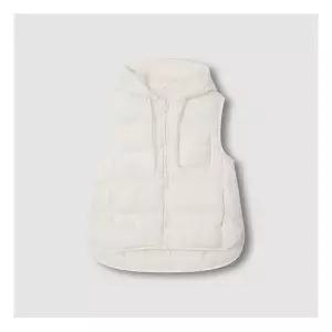 매장정품 JAJU 여 라이트 다운필 후드 베스트아이보리 1741016