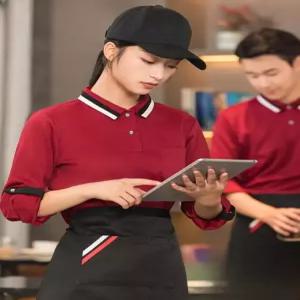 카라티 서빙복 홀서빙 식당 종업원 빅사이즈 카페 근무복