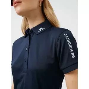 [하프클럽/타이틀리스트]제이린드버그 여자 반팔 어깨로고 기능성 네이비