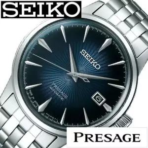 SEIKO PRESAGE SARY123 시계 시계 프레자주 남성 네이비 칵테일 기계식 자동 감기