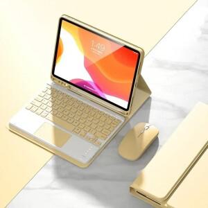 iPad 11 세대 인치 A16 2025 용 무료 마우스 터치 패드 키보드 Apple 11th Case 마그네틱 커버