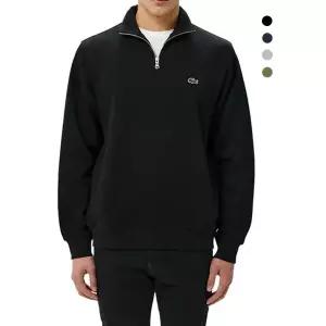 라코스테 남녀공용 하이넥 스탠드업 반집업 스웨트셔츠 4COLOR