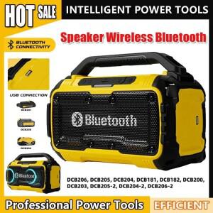 Dewalt 18v 스피커용 무선 블루투스 호환 서브우퍼 야외 건설 현장 방수 라우드스피커 스테레오 서라운드