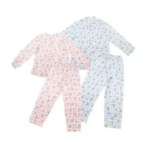 곰돌이 프린트 60수 아사 순면 커플잠옷 WP8887RMP8887A_BP