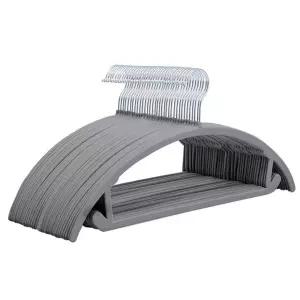 논슬립 옷걸이 20P 벨벳 라운드 옷장 정리 미끄럼방지 논슬립옷걸이