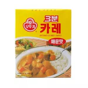 AFOOD 오뚜기 3분 카레 매운맛 200g AFOOD 8801045290324 오뚜기 3분 카레 매운맛 200g