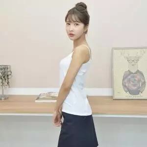 스판끈나시 VG293041 여자 학생 교복 이너웨어 기본티