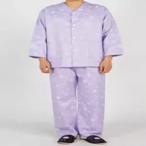 [로지프로] 자가드 환자복 퍼플 병원복 남자가운 입원복