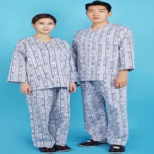 [로지프로] 일반형 공용 병원복 입원가운 병원입원복 여자가운