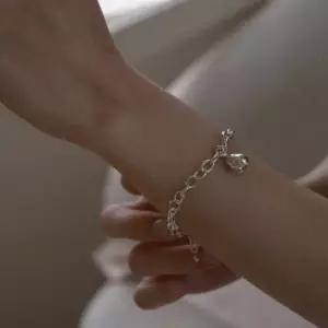 (당일출고/925silver/핸드메이드) Handcrafted Tulip Sterling Bracelet 볼드 체인 순은 팔찌