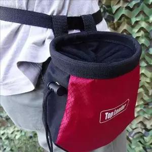 야외 클라이밍 초크 백 스포츠 암벽 등반 초크 백 드로스트링