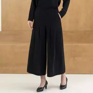 [디얼마미] 에이커 찰랑 와이드 바지 /마담 미시 중년 여성 빅사이즈 40대 50대