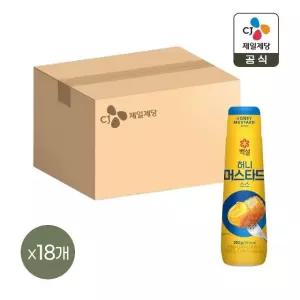 백설 허니머스터드 소스 250g x18개