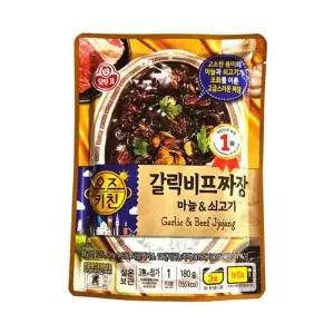 오뚜기 오즈키친 갈릭비프짜장180gX10개 오뚜기 오즈키친 갈릭비프짜장