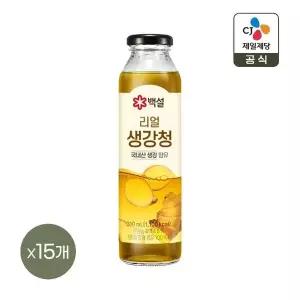 [CJ제일제당]백설 리얼 생강청 310ml x15개